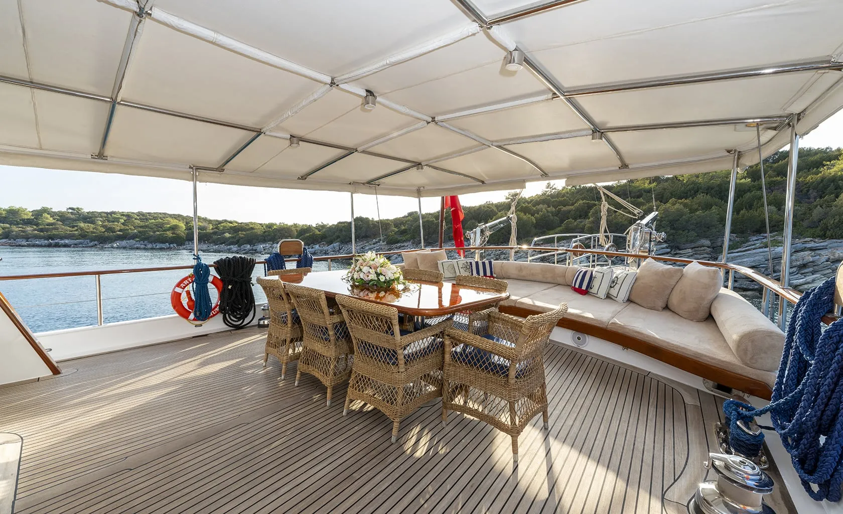 ARTEMIS Aft deck