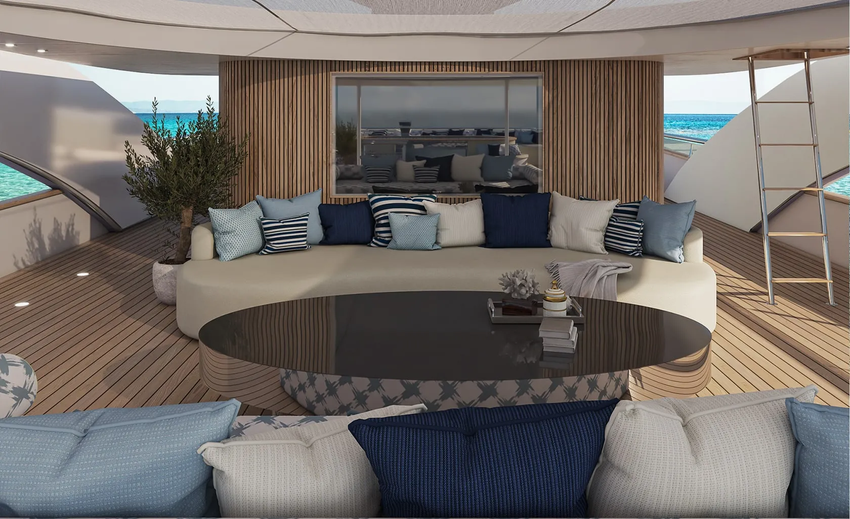 BELLA Lounge area on Upper deck