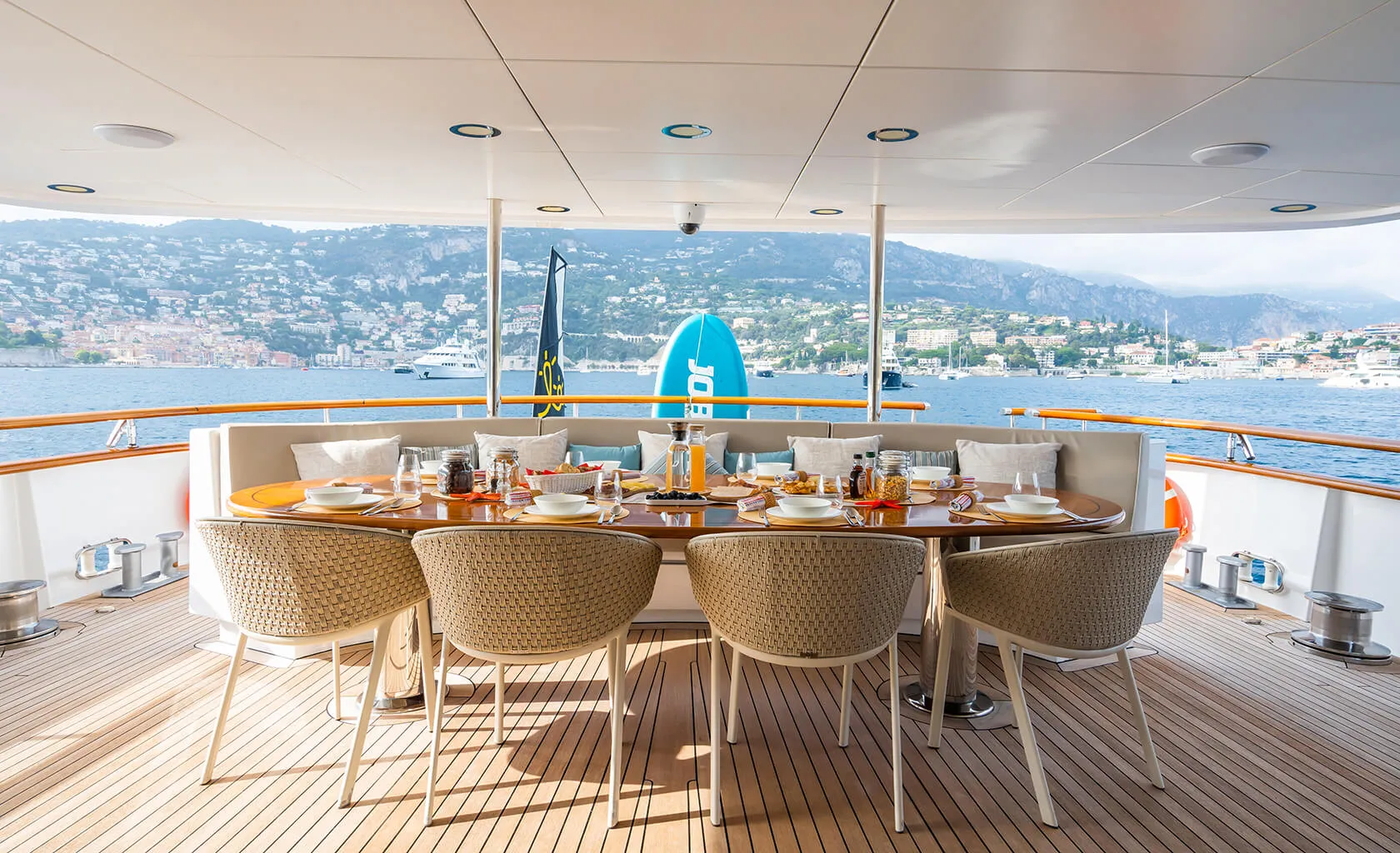 CORNELIA Aft deck
