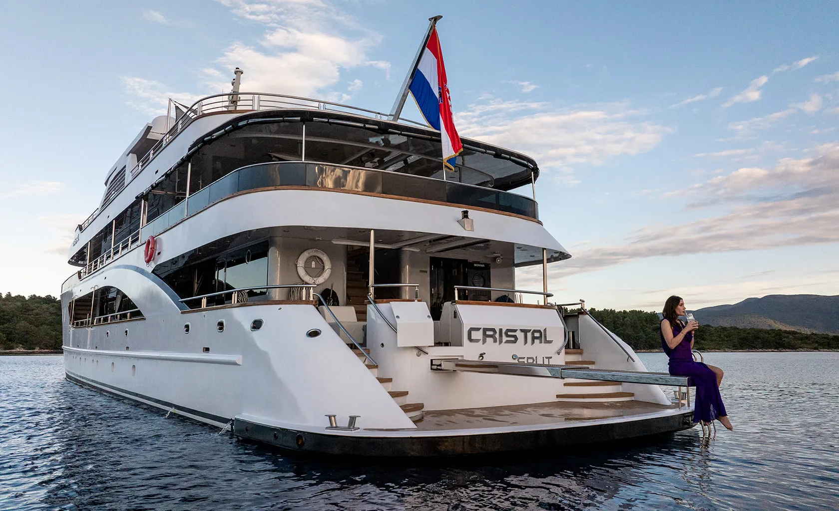 CRISTAL Aft deck