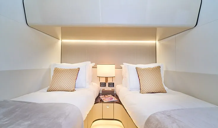 ALUMINIA TOO Twin cabin