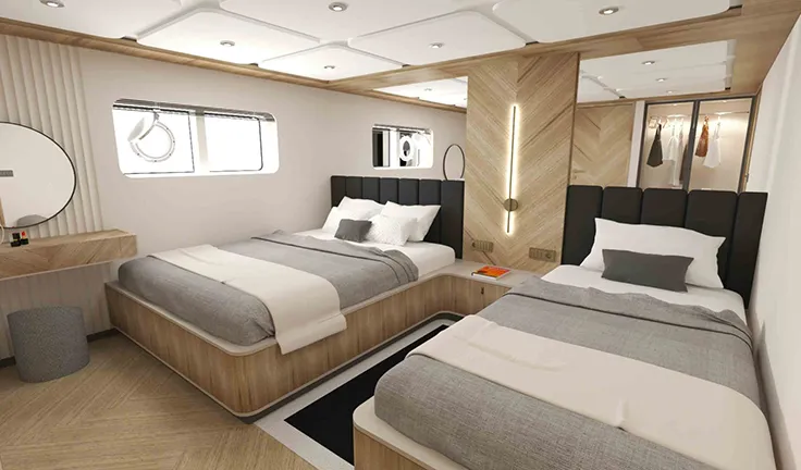 KING OF THE SEA Twin cabin