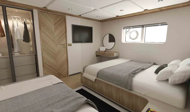 KING OF THE SEA Twin cabin