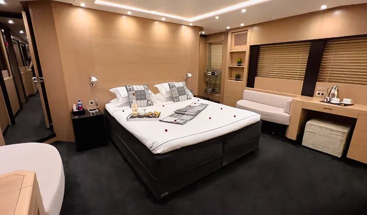 YCM 120 Master cabin