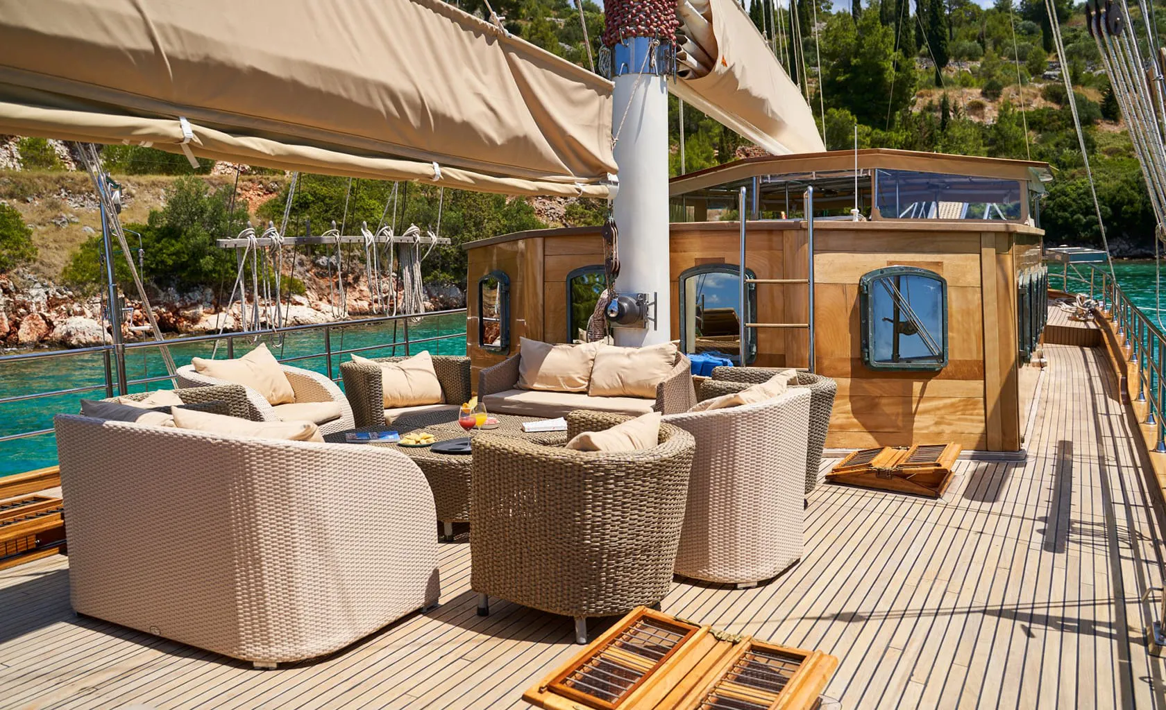 LIBRA Lounge area on Sun deck
