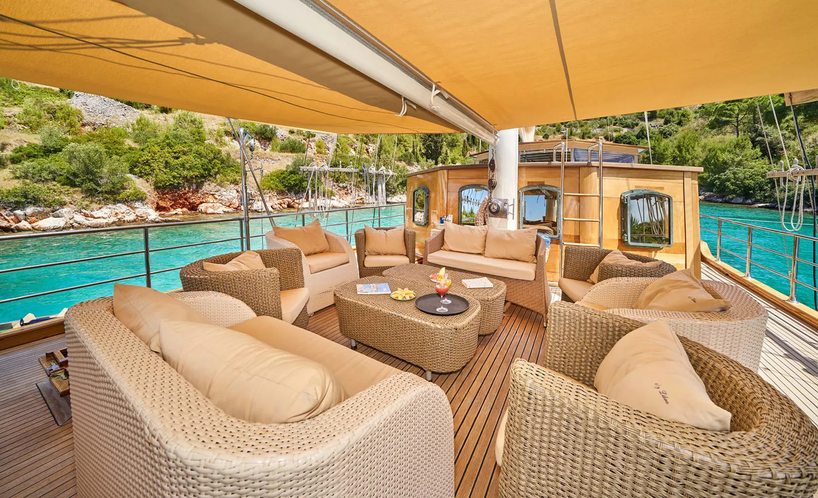 LIBRA Lounge area on Sun deck