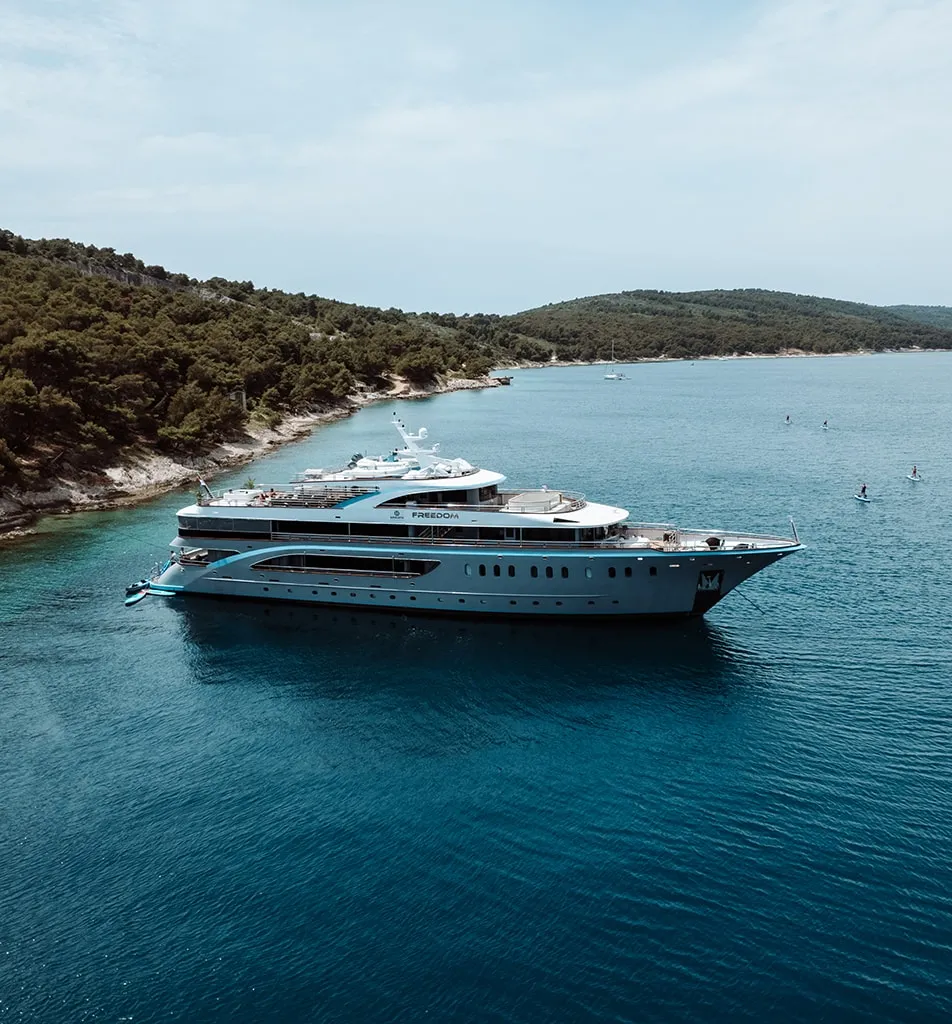 Luxury yacht FREEDOM - The Most Unique Luxury Yacht in Croatia