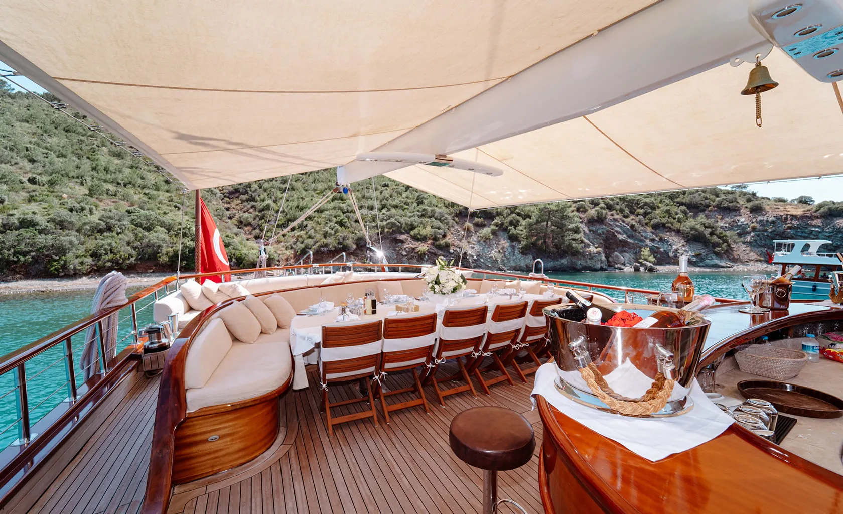 LYCIAN QUEEN Aft deck