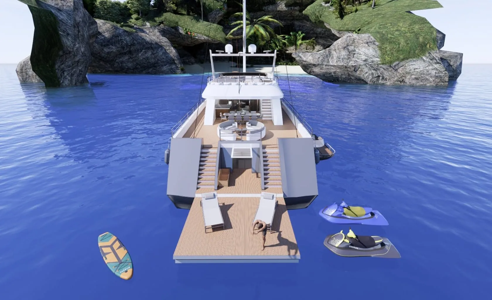 NORTH WIND Swim platform