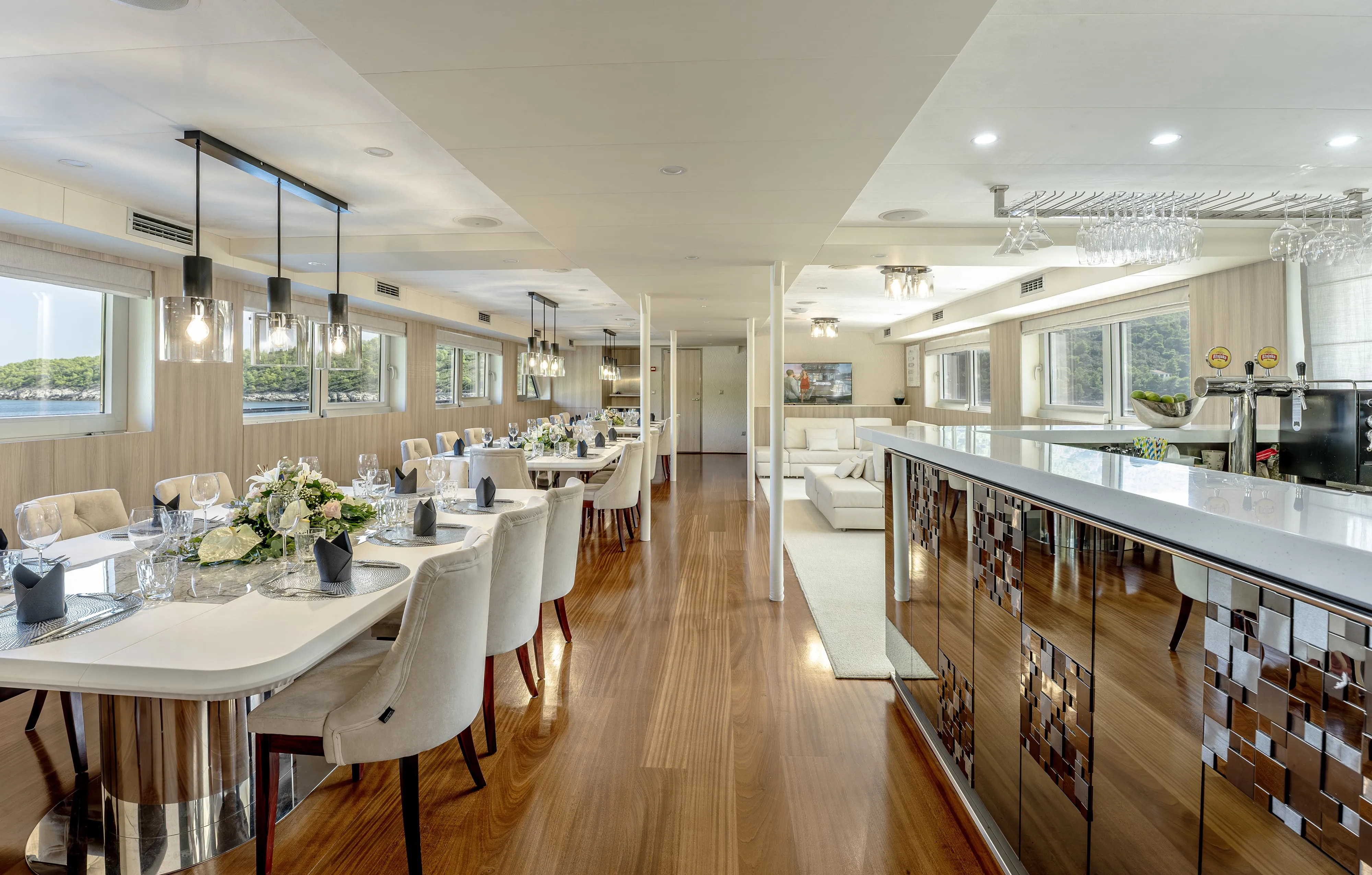 The Journey Behind Yacht Cristal's Luxurious Interior