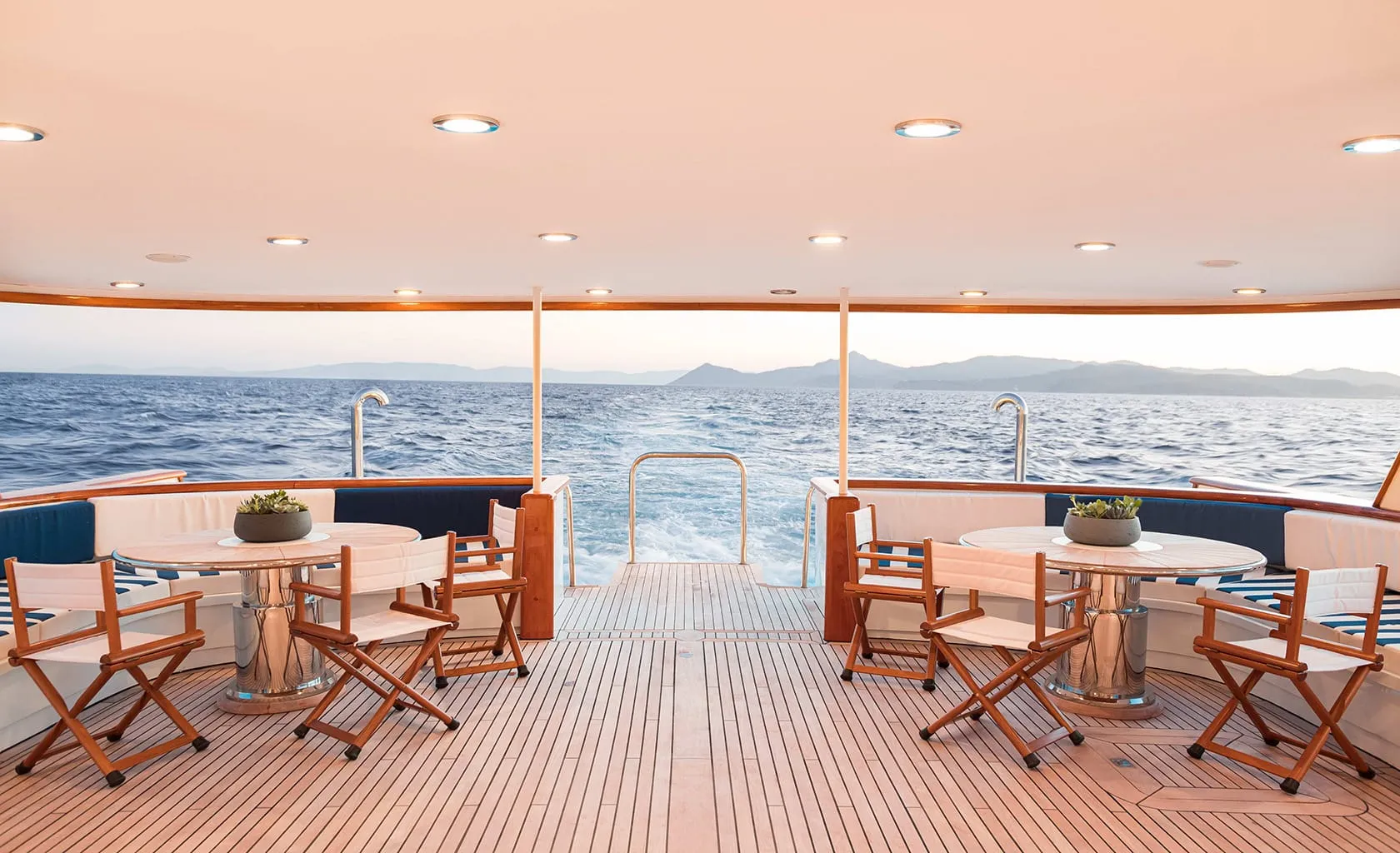 WIND OF FORTUNE Aft deck